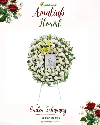 Krans Bunga Duka Cita di Pagerkasih